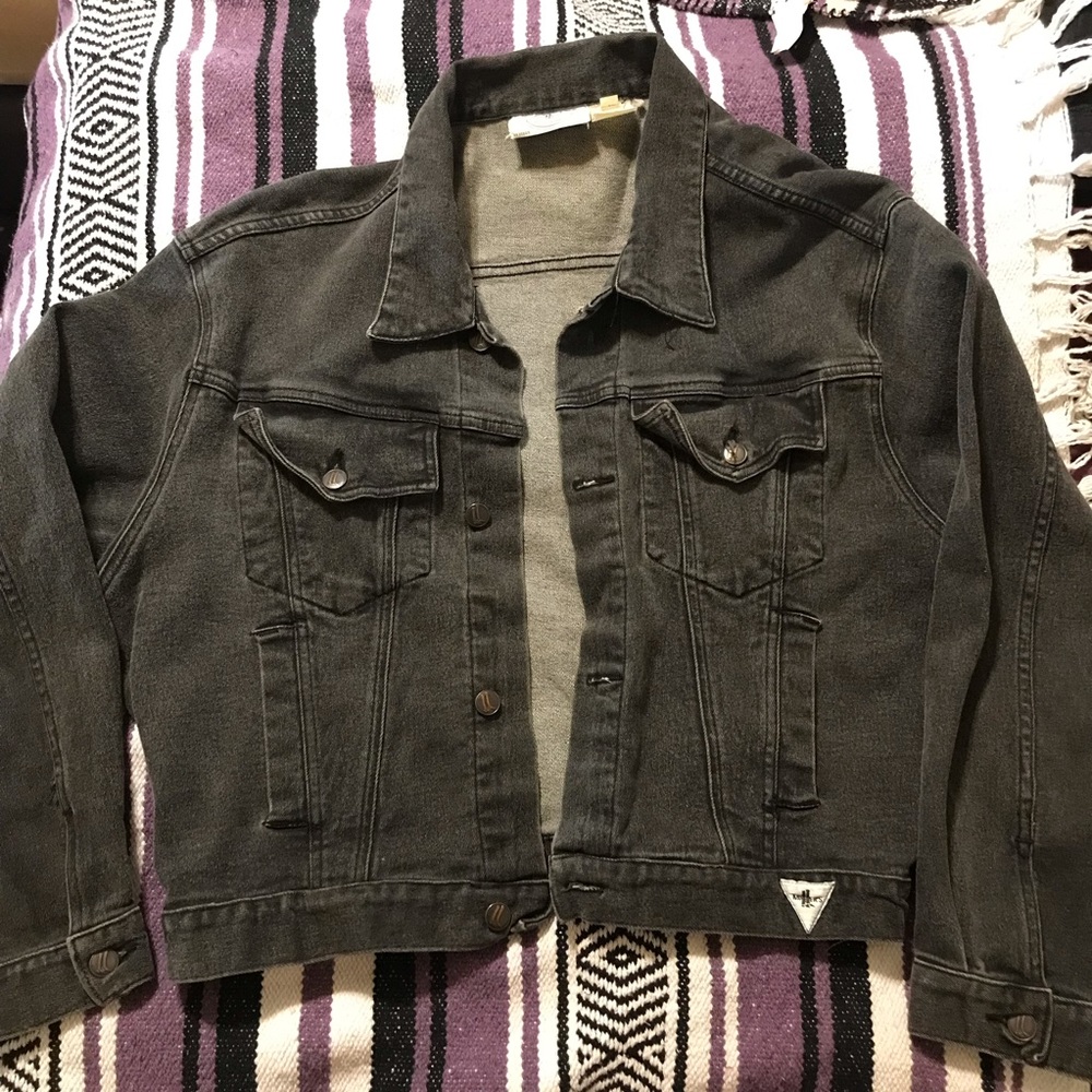 Vintage miller’s black jeans jacket size XL